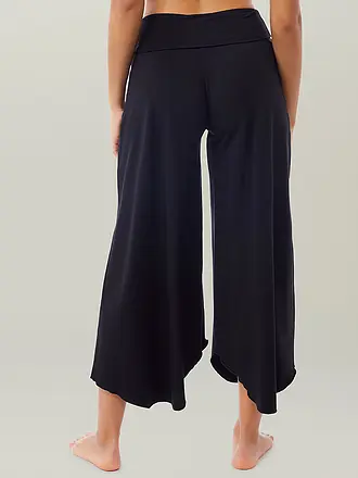 MANDALA | Pantaloni da yoga da donna Roll Over Tulip | schwarz